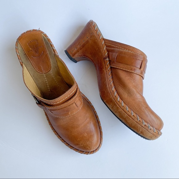 Genuine Leather FRYE Clog Mules Sandals EUC, 7M - Picture 11 of 12